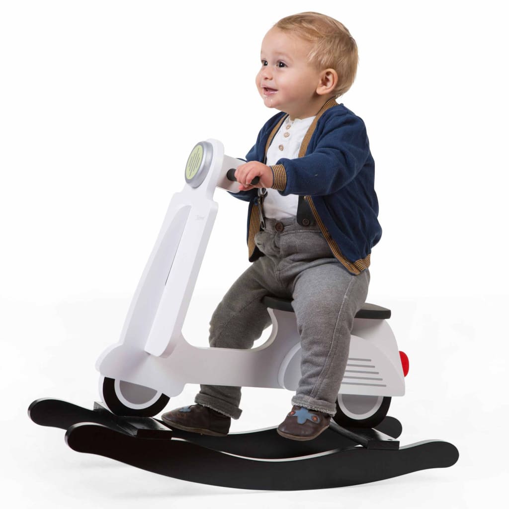 Childhome Hobbelscooter Wit En Zwart