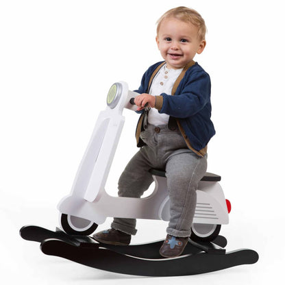 Childhome Hobbelscooter Wit En Zwart