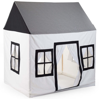 Childhome Speelhuis 125X95X145 Cm Canvas Wit En Zwart