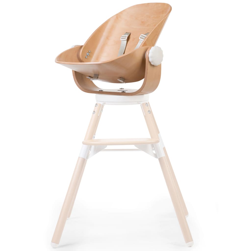 Childhome Kinderstoelzitje Evolu Newborn Hout Naturel Wit