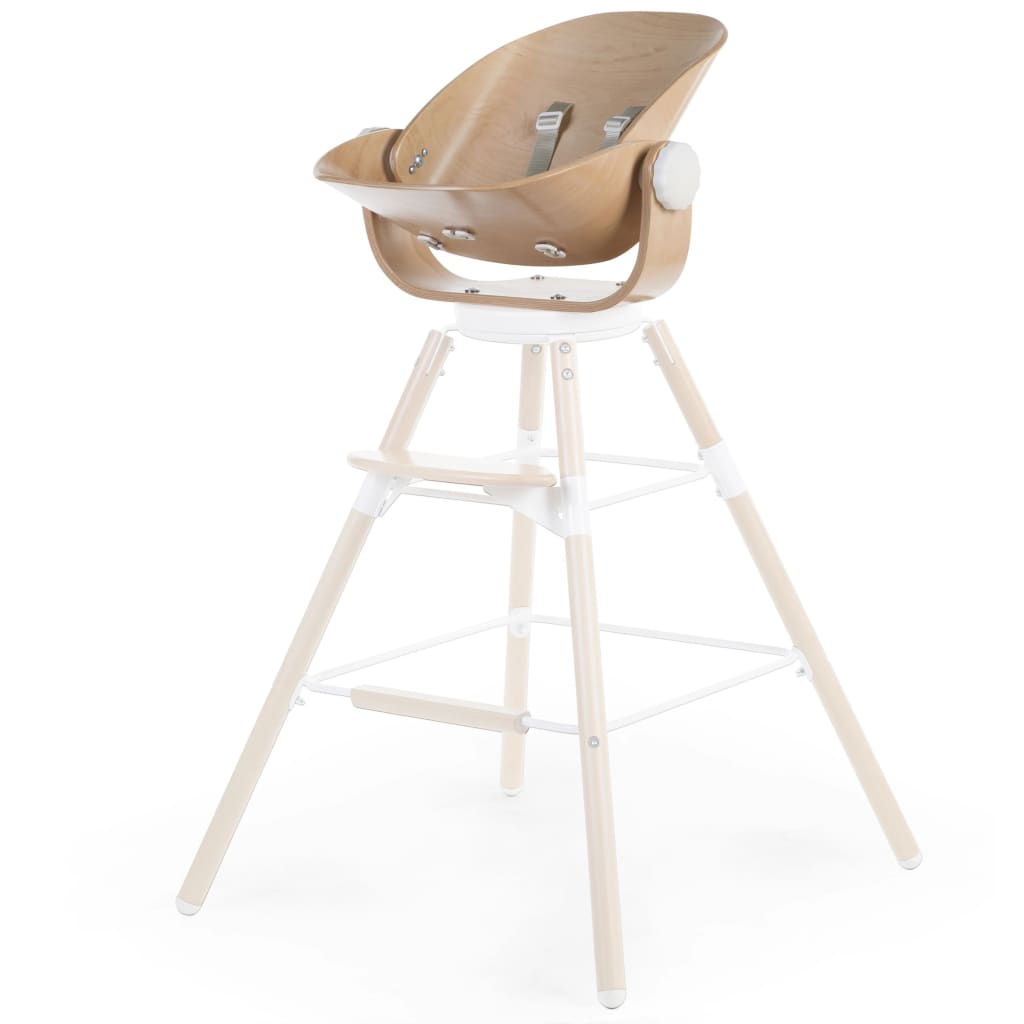 Childhome Kinderstoelzitje Evolu Newborn Hout Naturel Wit