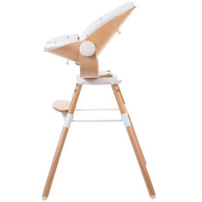 Childhome Kinderstoelkussen Gouden Stippen Evolu Newborn Jersey Wit