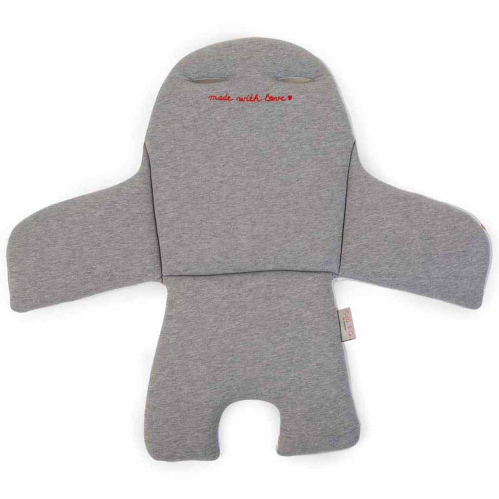 Childhome Kinderstoelkussen Evolu Goudkleurige Stippen Wit en goud