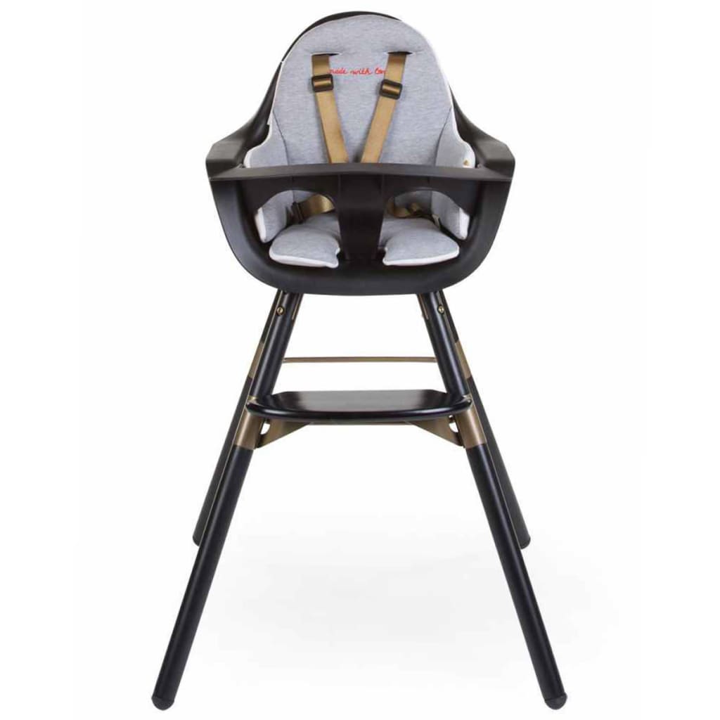 Childhome Kinderstoelkussen Evolu Goudkleurige Stippen Wit en goud