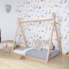 Childhome Tipi Bedframe 70X140 Cm Hout Naturel 70 x 140cm