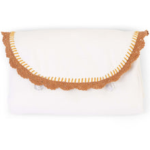 Childhome Aankleedkussen Angel Jersey Gehaakt Ecru