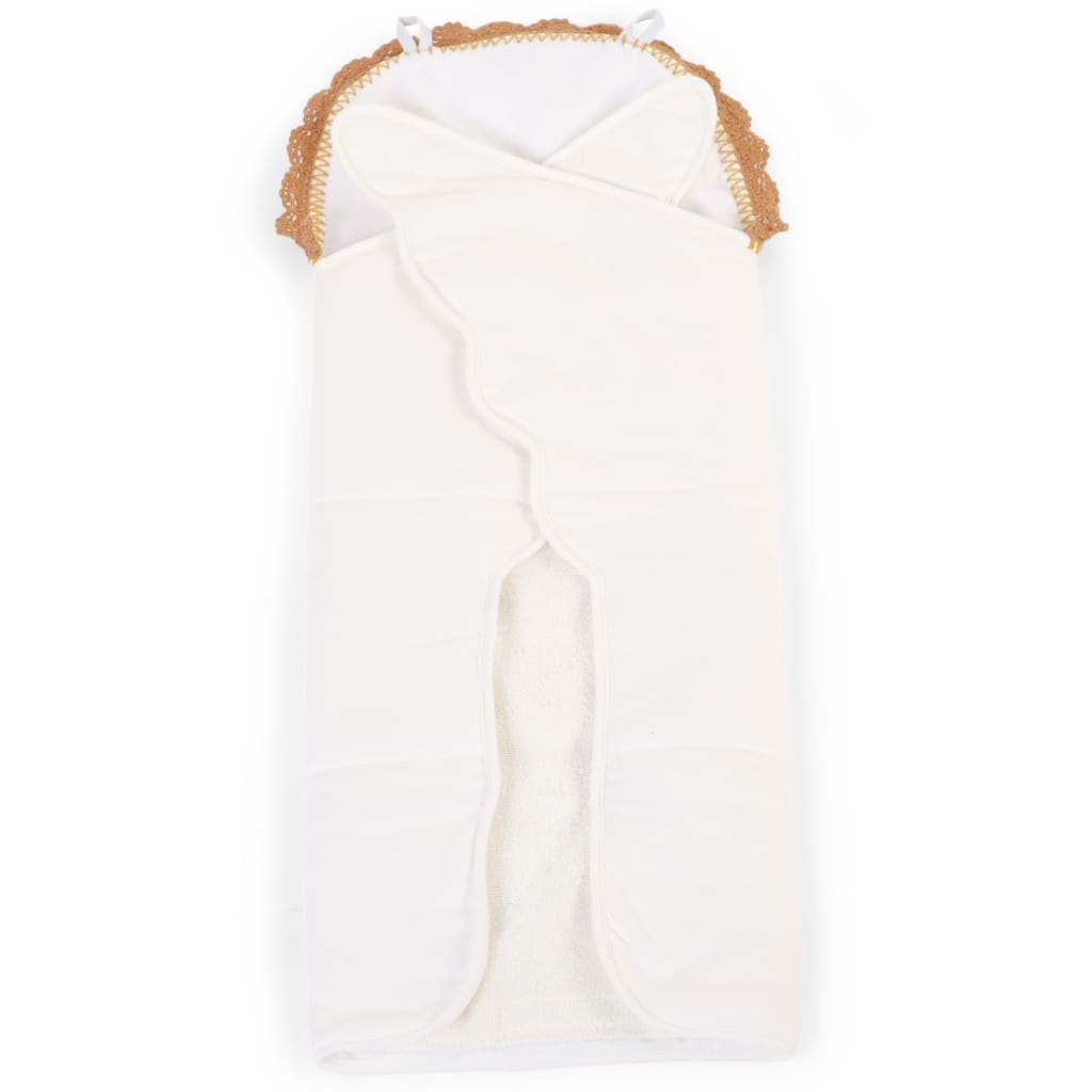 Childhome Aankleedkussen Angel Jersey Gehaakt Ecru