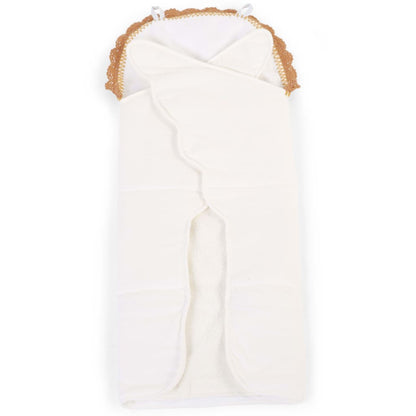 Childhome Aankleedkussen Angel Jersey Gehaakt Ecru