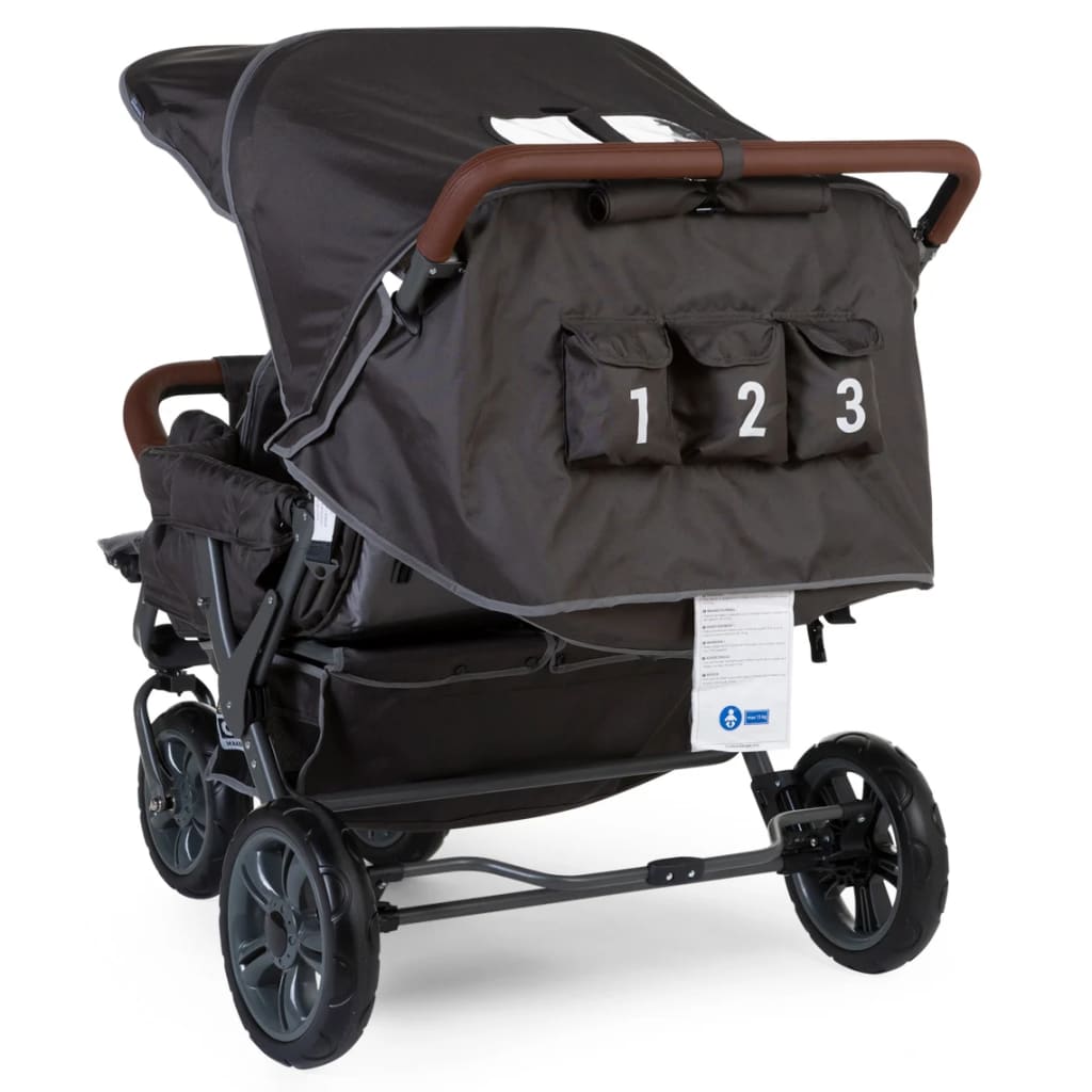 Childhome Drielingbuggy Antraciet