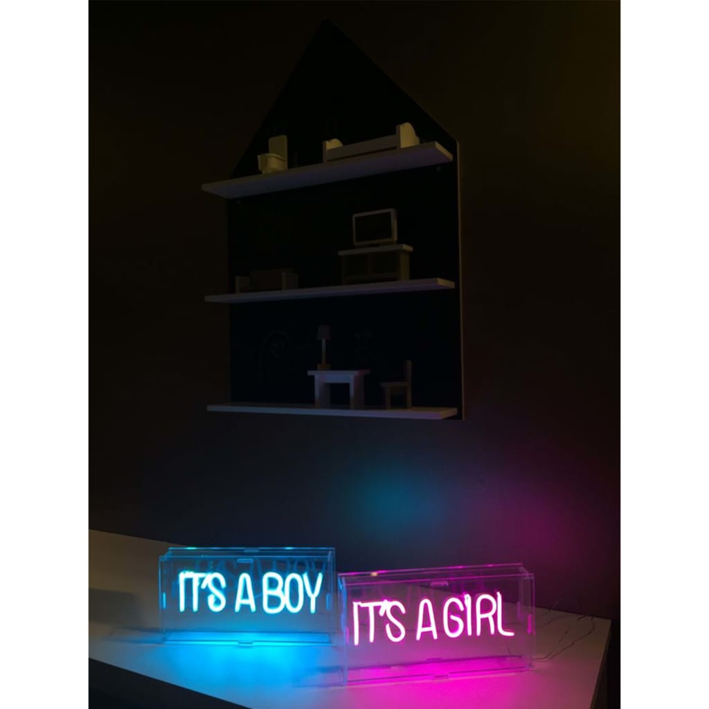 Childhome Neonlichtbak It's A Boy Blauw