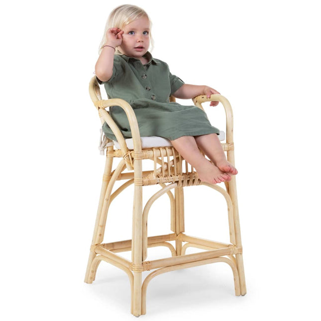 Childhome Kinderstoel Met Kussen Montana Rattan