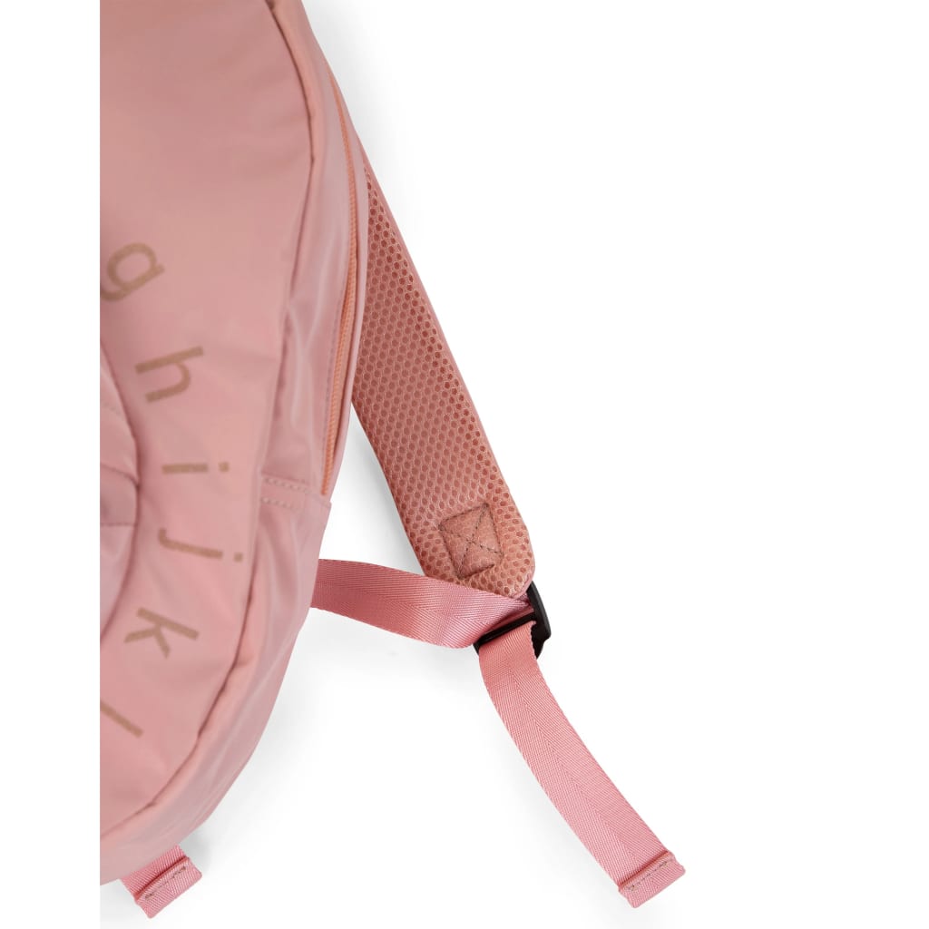 Childhome Kinderrugzak Abc Roze En Koperkleurig pink and copper