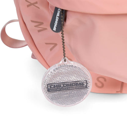 Childhome Kinderrugzak Abc Roze En Koperkleurig pink and copper