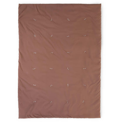 Childhome Dekentje Doorgestikt 140X100 Cm Roestbruin