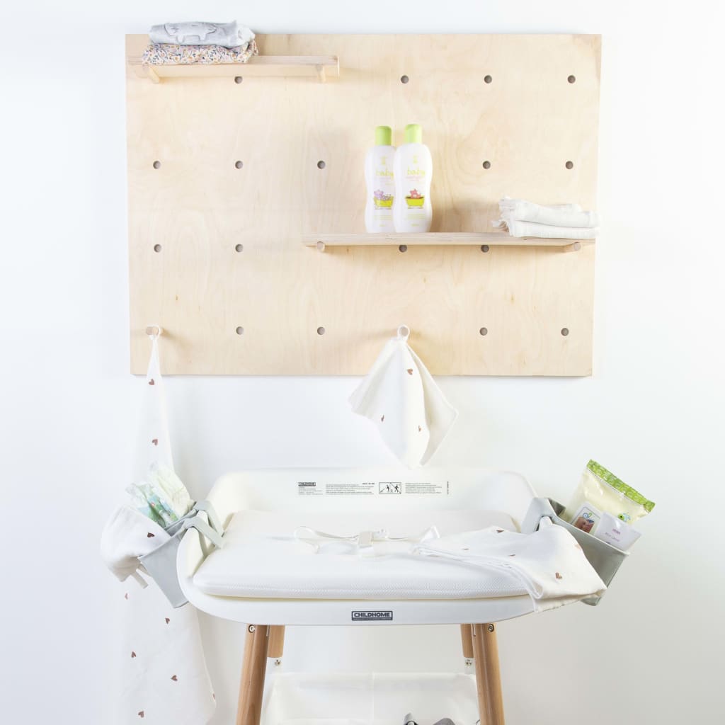 Childhome Wandbord Met Schappen 92X65X15 Cm Naturel