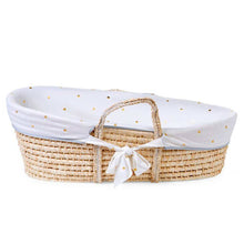 Childhome Mozesmand Met Matras En Hoes Naturel En Goudkleurig natural gold