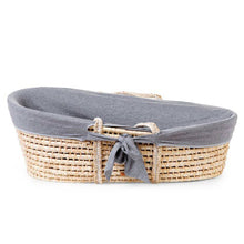 Childhome Mozesmand Met Matras En Hoes Naturel En Grijs natural grey