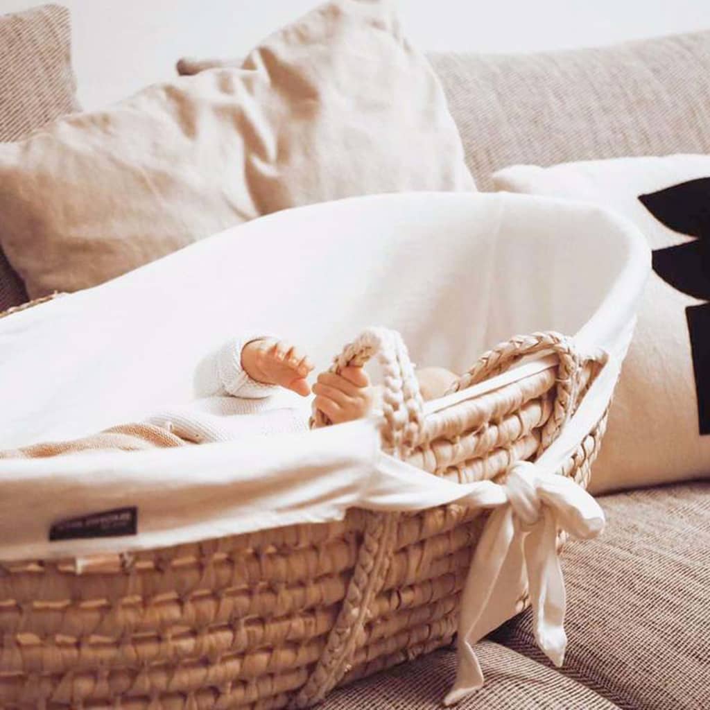 Childhome Mozesmand Met Matras En Hoes Naturel En