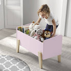 Vipack Speelgoedkist Kiddy Hout Oud Roze