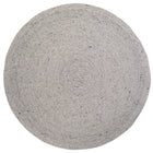 Vloerkleed rond wol katoen Ø120 cm mango