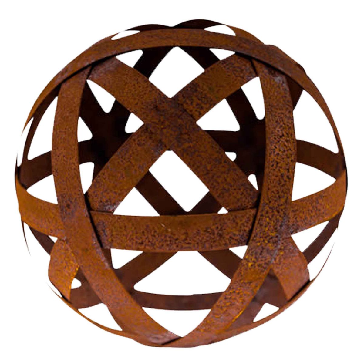 Garden decoration balls made of tin strips - decorative rust balls