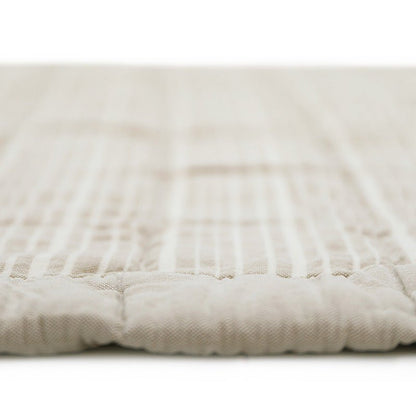 Babyrustdeken 87x100 cm katoen beige goud