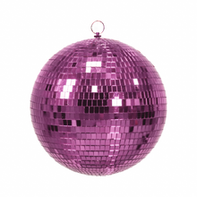 Kersthanger discobal 25x25x25 cm roze foam
