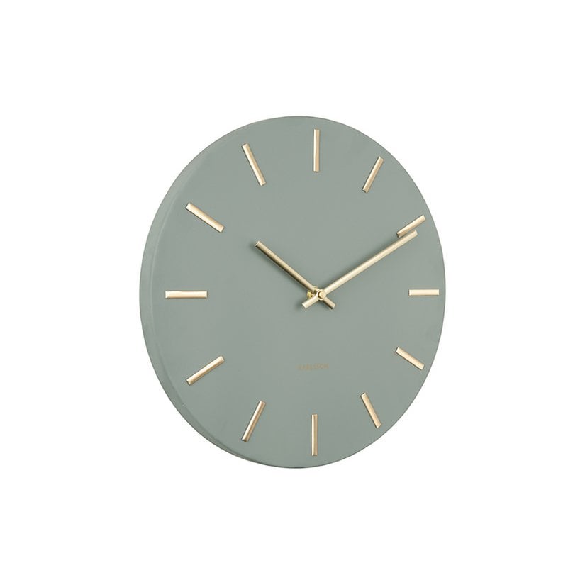 Wandklok Karlsson 30 cm neutraal goud