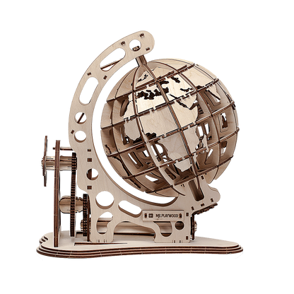 Mr. Playwood 3D Wooden Puzzle Globe, 10202, 34.5x24x37.5cm.