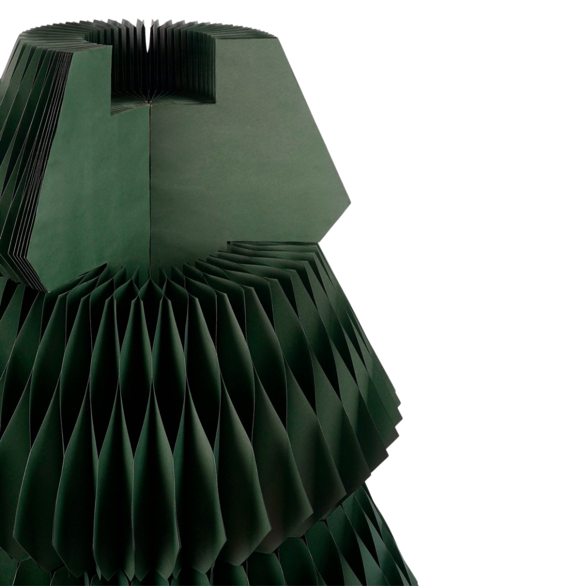 Decoratieve kerstboom papier 120x212 cm groen