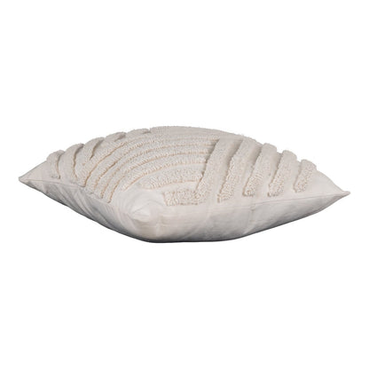 Kussen 45x45 cm wit polyester katoen