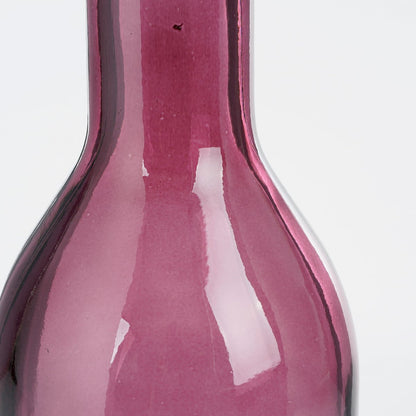 Flesvaas 50 cm roségoud glas