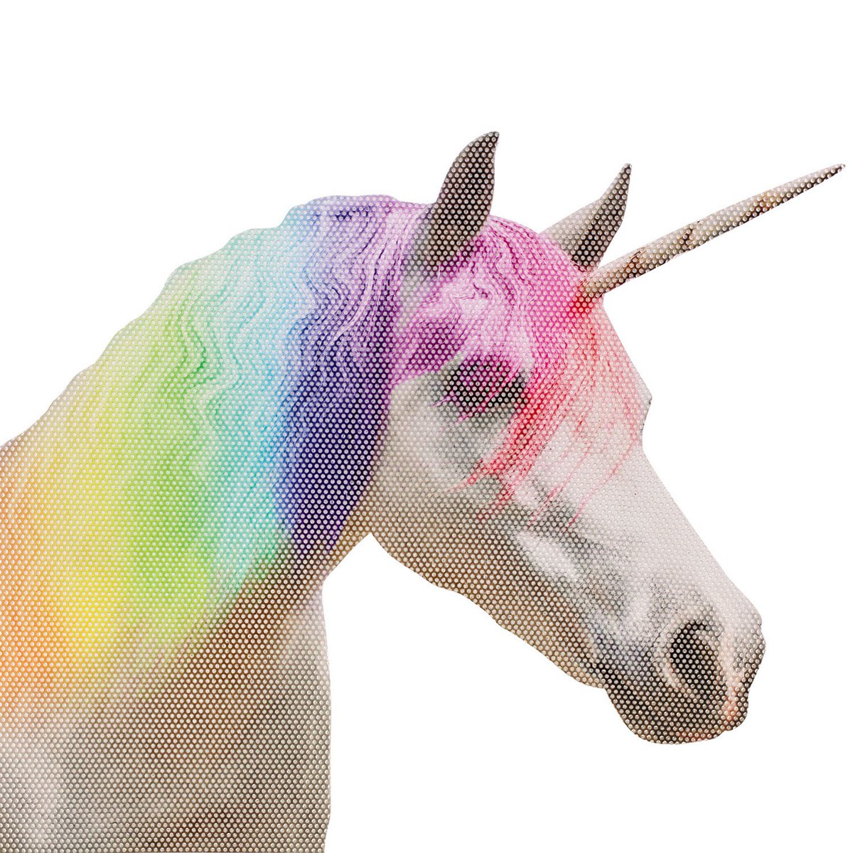 Raamsticker Unicorn 31x34 cm