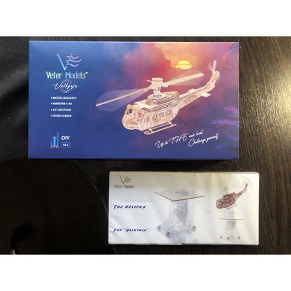 Veter Models 3D Model Kit, Helicopter Platform, AKV-12, 10.7x9.7x9.4cm