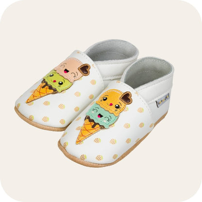 Babyslofjes leer IJshoorntjes