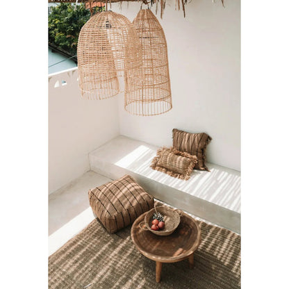 Hanglamp rattan naturel 100x30 cm