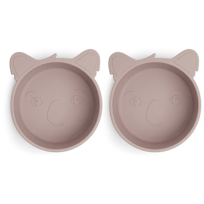 Alex Silicone Deep Plate 2-pack Koala