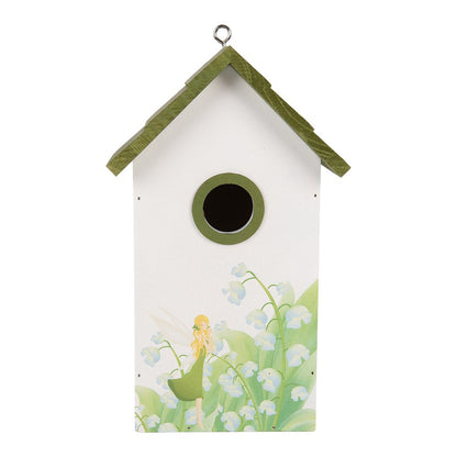 Vogelhuis 15x10x22 cm Wit Hout