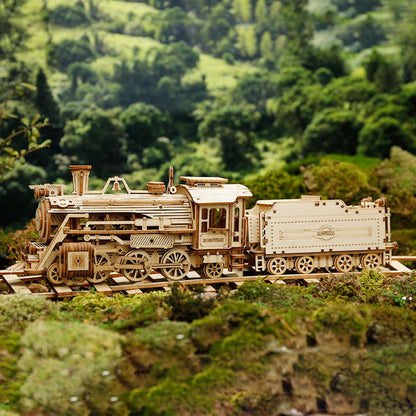 Robotime, 3D Wooden Puzzle Prime Steam Express, MC501, 30.7x6.7x8.2cm