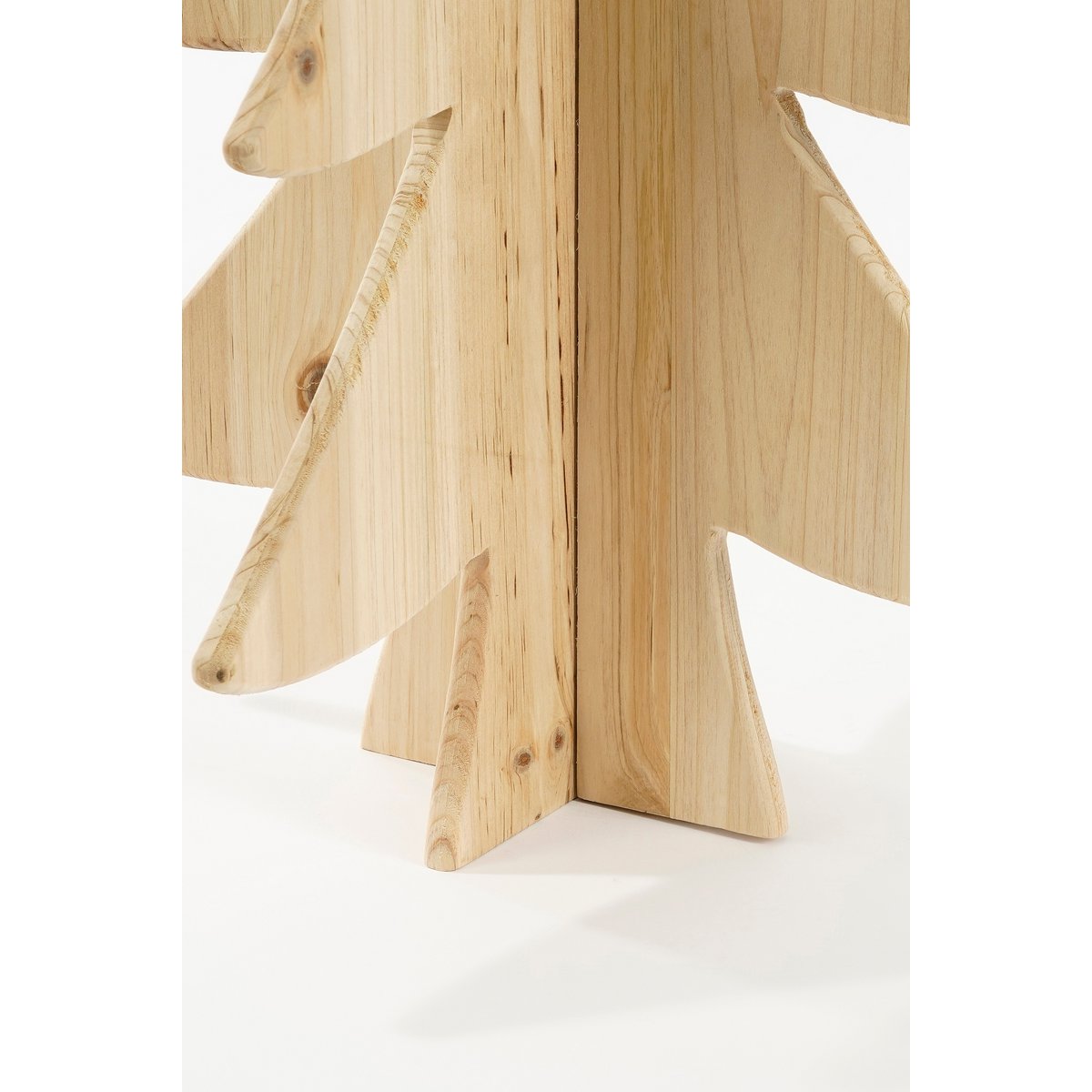 Kerstboom decoratie 78x36 cm dennenhout bruin