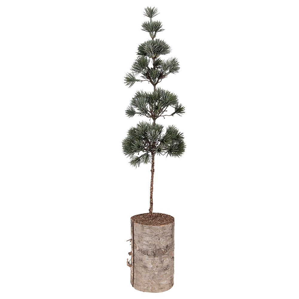 Mini Kunstkerstboom 14x14x60 cm Groen Hout