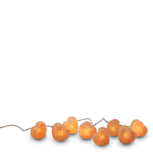 Himalaya Salt Dreams Salt Light String on Battery, Heart, 8 pieces, 44524, Orange