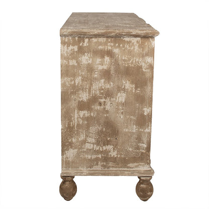 Dressoir 100x45x85 cm bruin hout ladekast