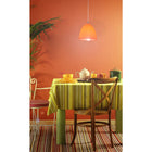 Silicone Pendant Lamp Catinus Ø25 Orange With E27 Lighting