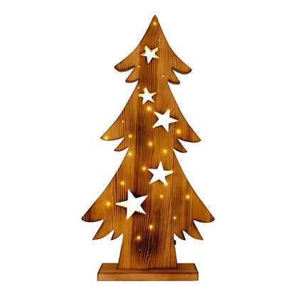 Led Houten Spar Van Dennenhout 70 Cm Buiten Kerstdecoratie