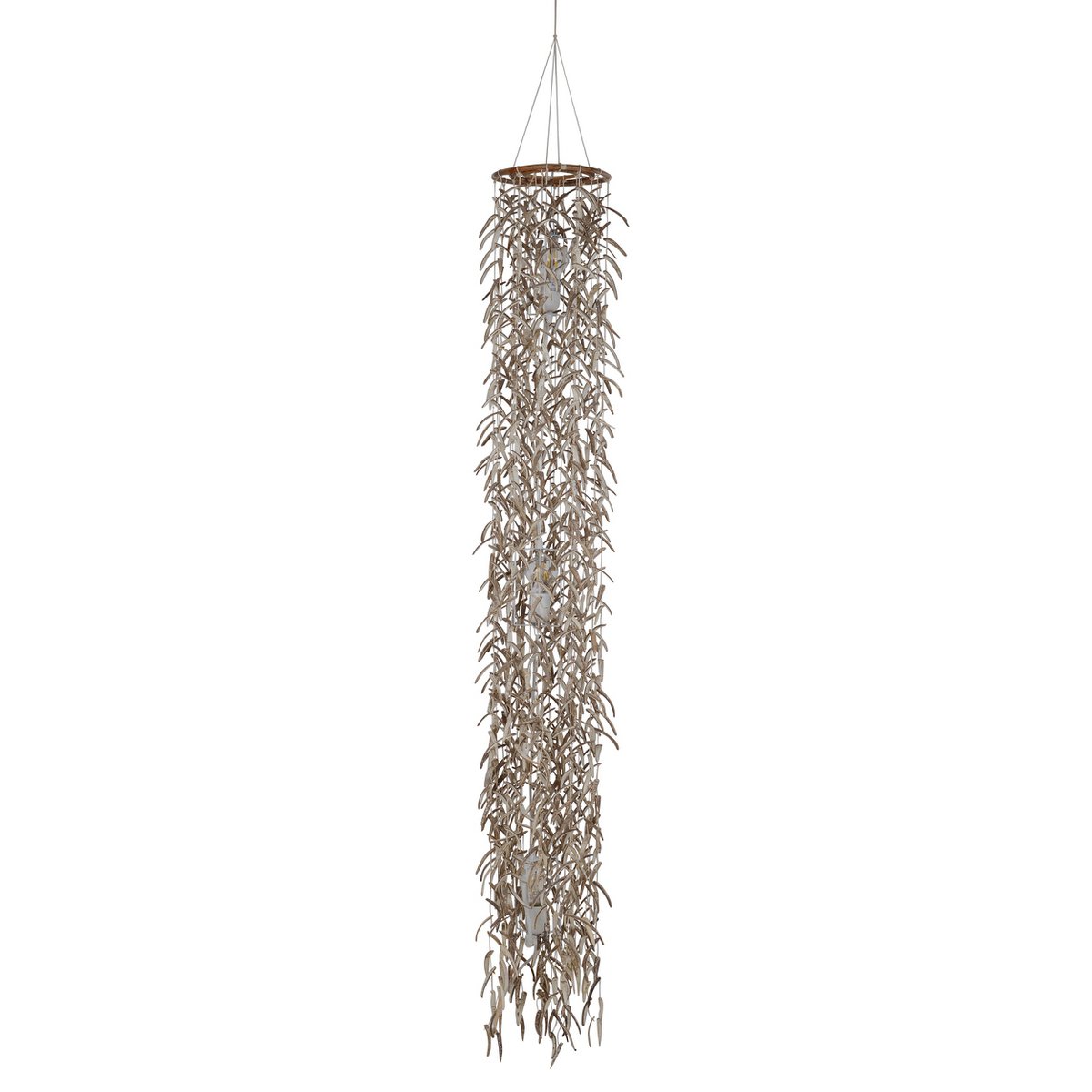 Hanger Lamp Kokosnoot 180 Cm Hoog Kokosnootschalen