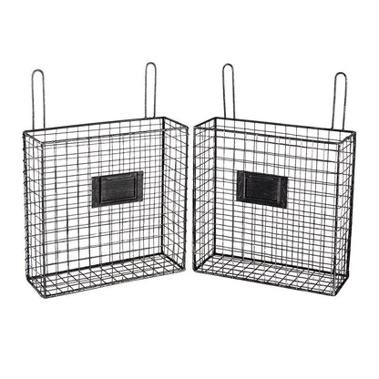 Wandrek 56x12x65 cm metaal zwart
