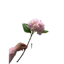 Kunstbloem hortensia lichtroze 50 cm