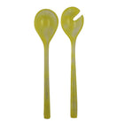 Yellow resin salad bowls