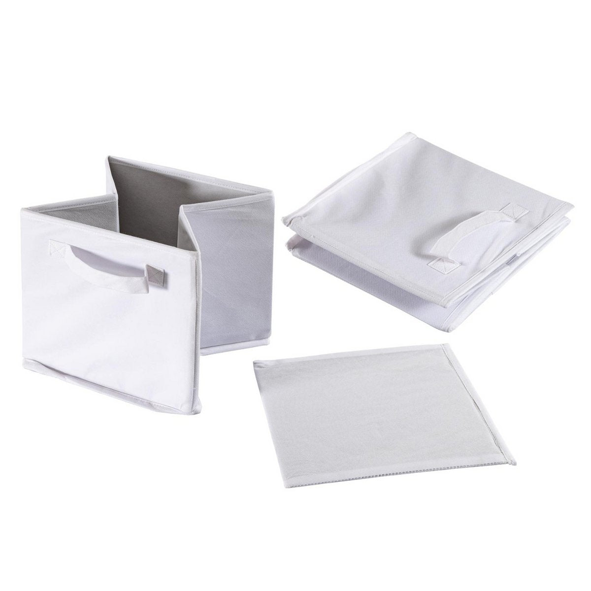Opbergboxen 26x26x26 cm set van 6 polypropyleen